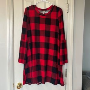 Womens Buffalo Plaid Dress
